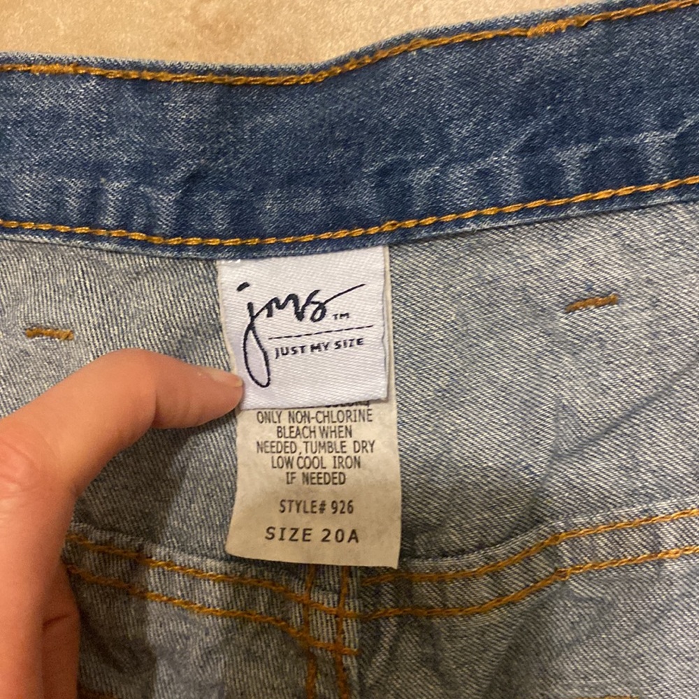 Gently Used “Just My Size” Women’s Denim Jeans - Picture 3 of 5